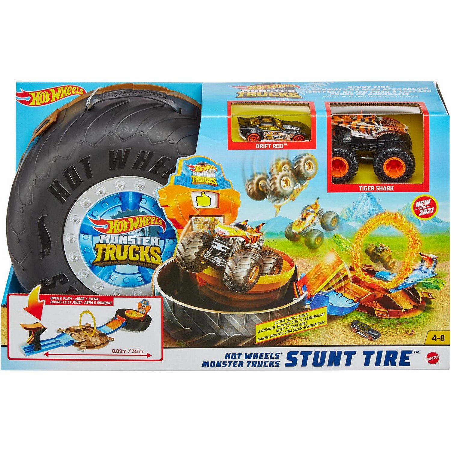 Купить Трек Hot Wheels Monster Trucks Stunt Tire GVK48 в Новороссийске в  интернет-магазине LEMI KIDS