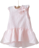 Платье KiDi kids без рукавов, с воланом, розовое, размер 26, рост 80-86 см