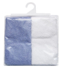 Полотенце-салфетка для кормления Amarobaby Soft Care белый, лаванда, 2 штуки